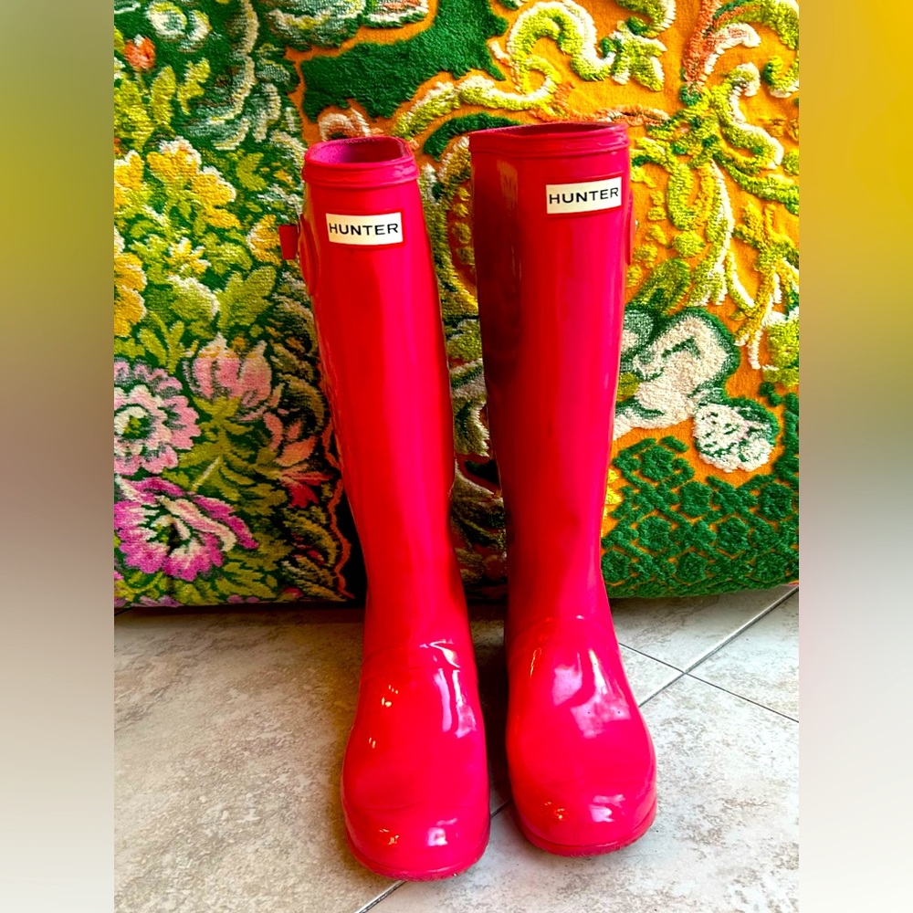 Hunter boots size 7